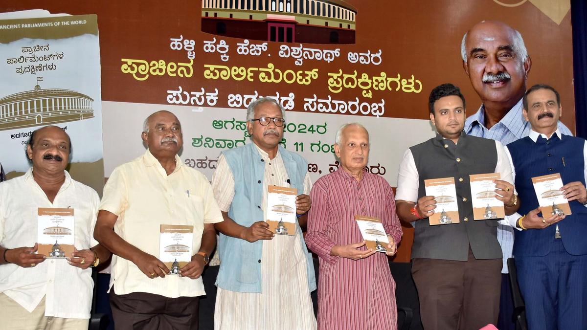 MLC Vishwanath’s book on ancient parliaments released by Yaduveer