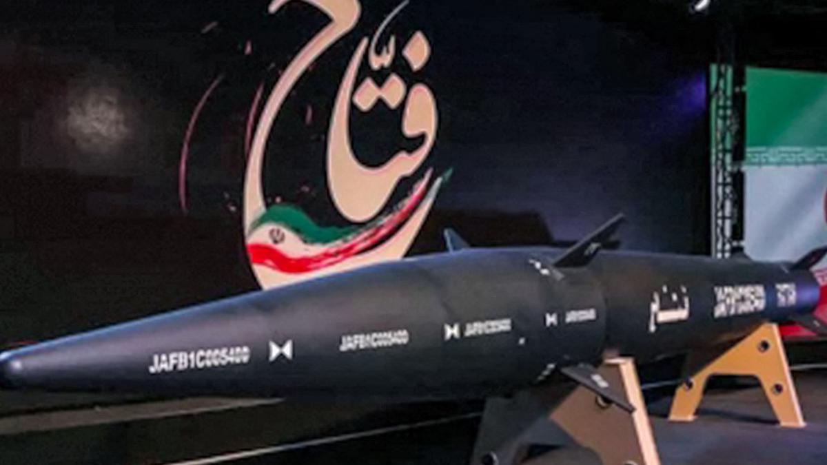Iran unveils what it calls a hypersonic missile able to beat air defences amid tensions with U.S.