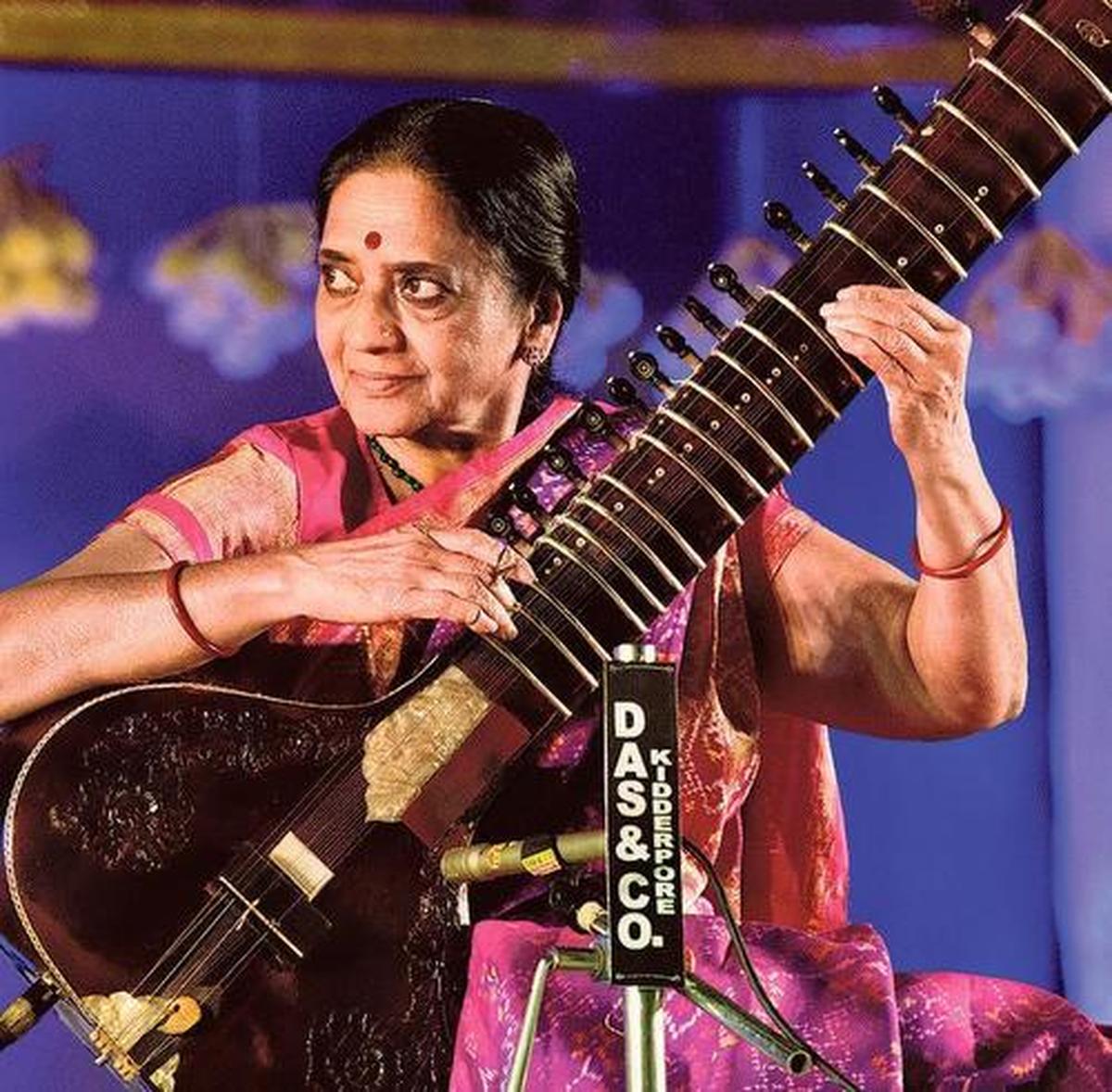 Manju Mehta during a performance.