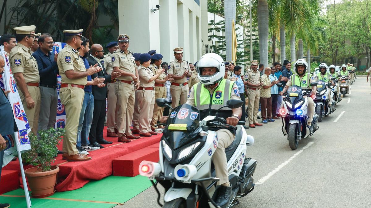 Cyberabad police rolls out EV patrol fleet