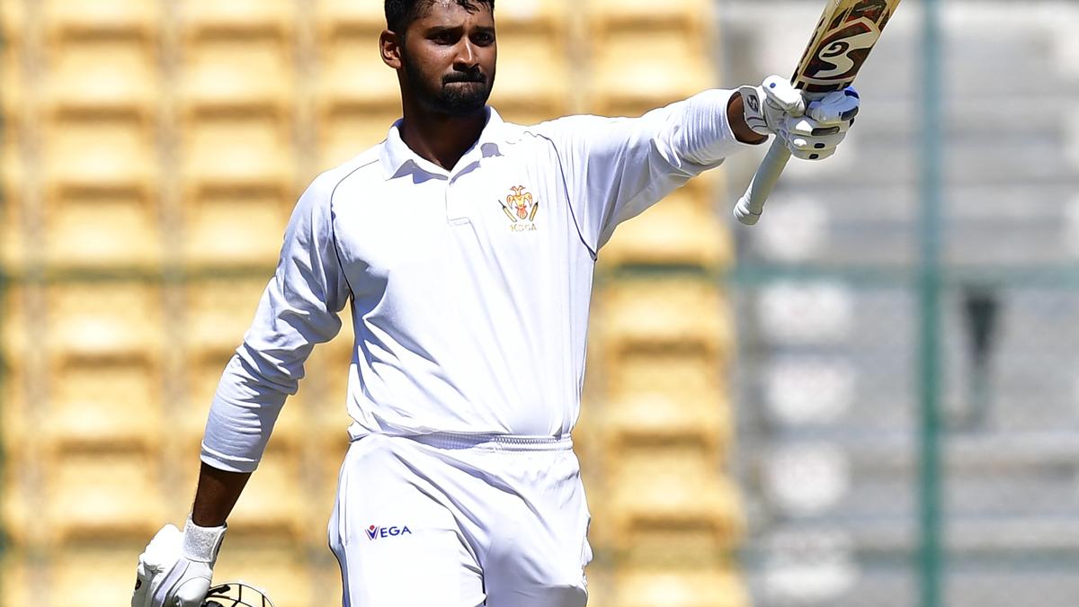 Smaran slams hundred, helps Karnataka salvage a draw against Haryana