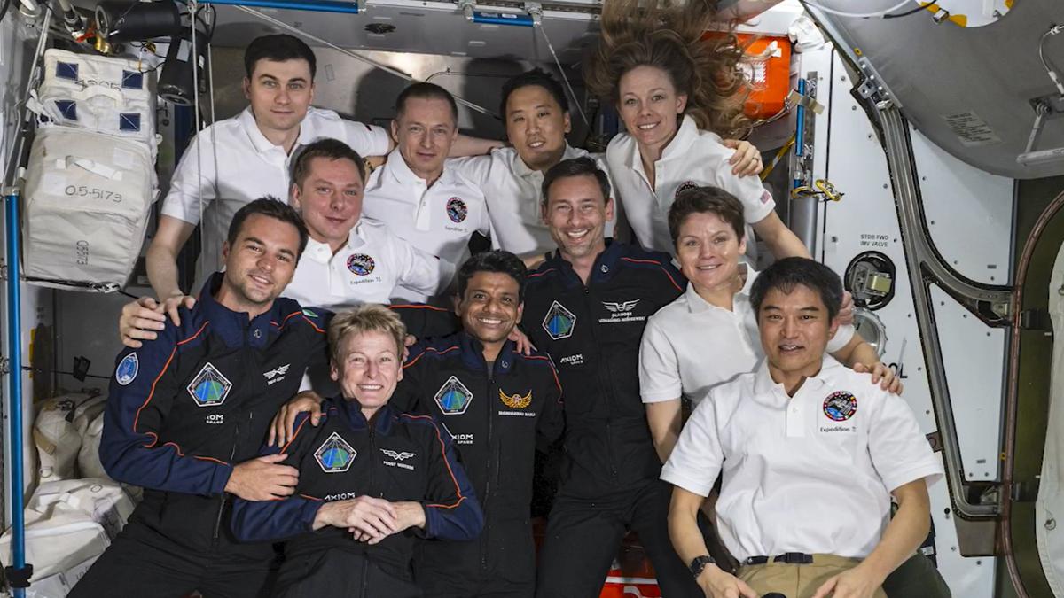 Axiom-4 mission : Group Captain Shubhanshu Shukla’s stay in ISS extended, NASA says crew to undock on July 14