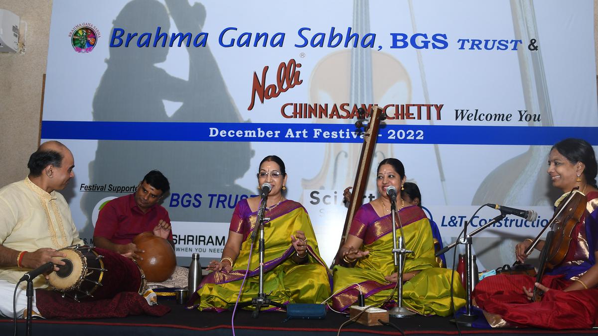 Mambalam Sisters’ singing proved their experience