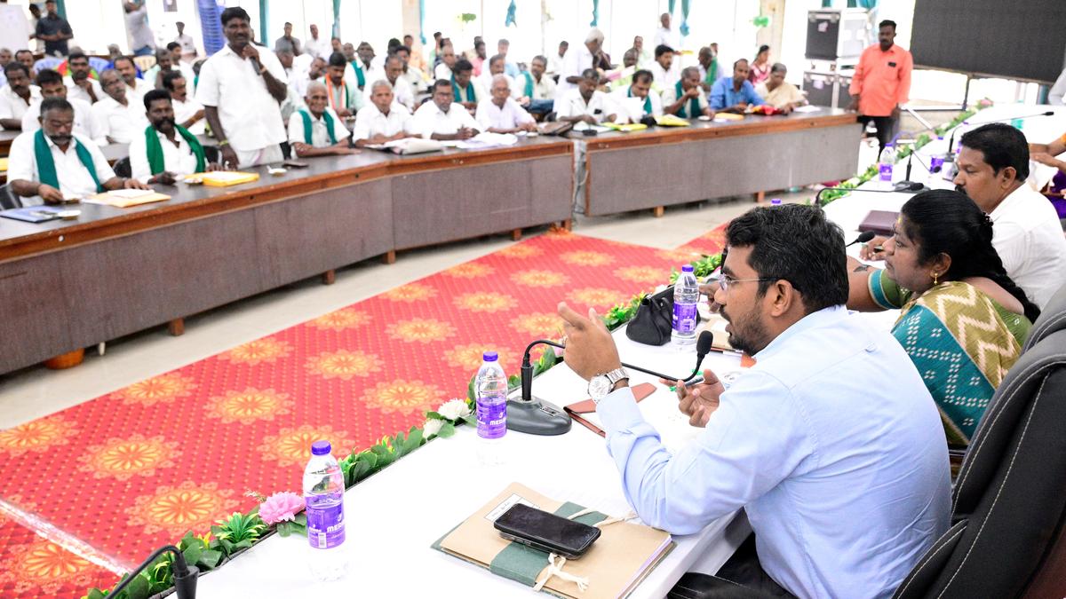 Nilakottai farmers seek water for irrigation at grievance meeting; say they have been purchasing water at exorbitant rate to save crops