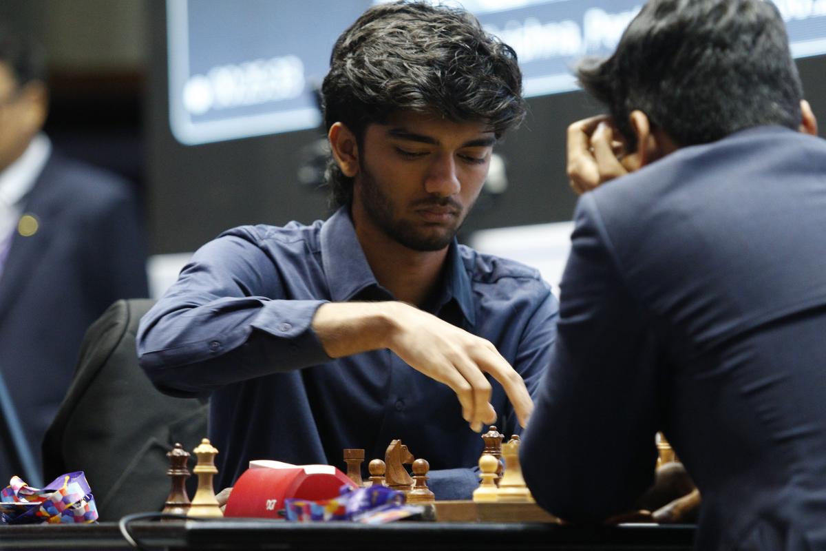 🇮🇳 GM Gukesh D gets his first win of the Tata Steel Chess event