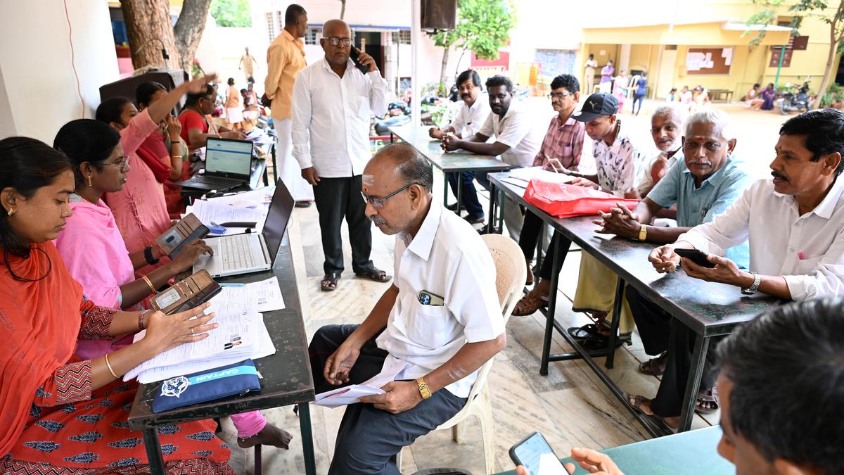 Two-day SIR special drive gets moderate response in Tiruchi