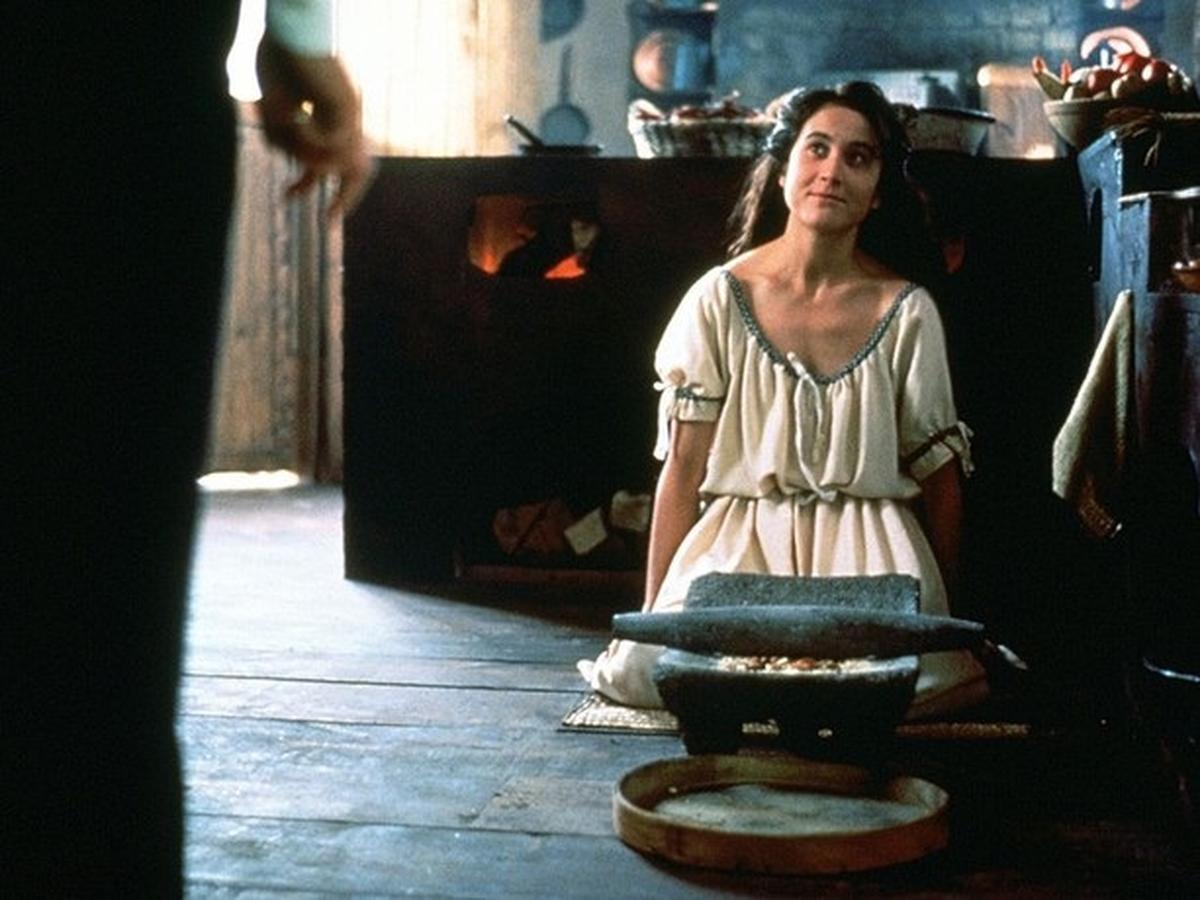 A scene from the 1992 film adaptation of Laura Esquivel's novel Like Water for Chocolate. A scene from the 1992 film adaptation of Laura Esquivel's novel Like Water for Chocolate.