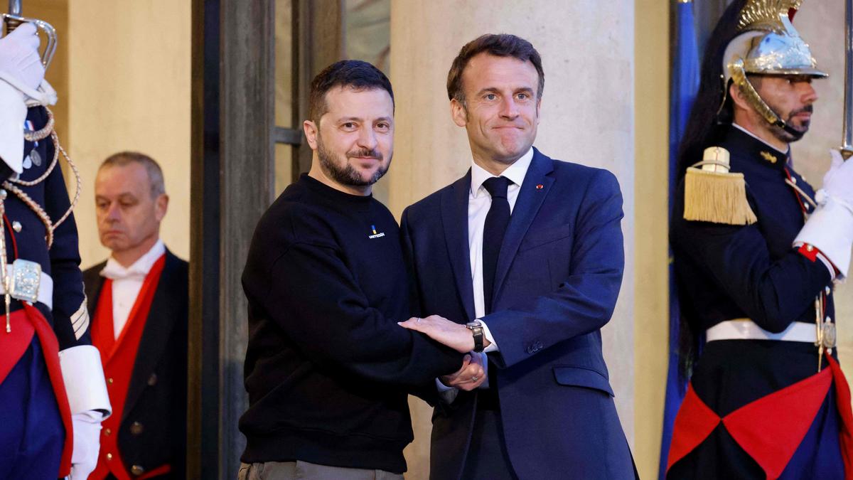 France and Ukraine to sign a security agreement in Paris in the presence of President Zelensky