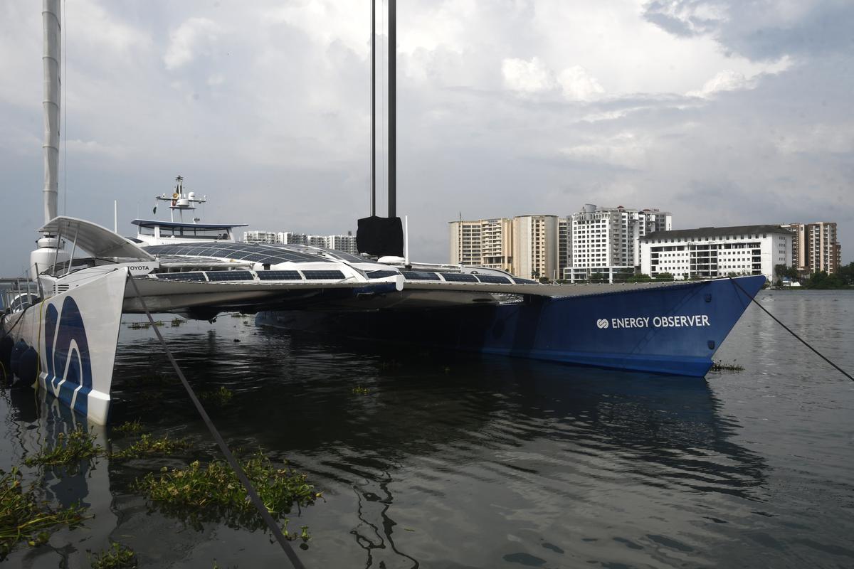 Energy Observer, zero-emission lab vessel, makes India stopover in Kochi