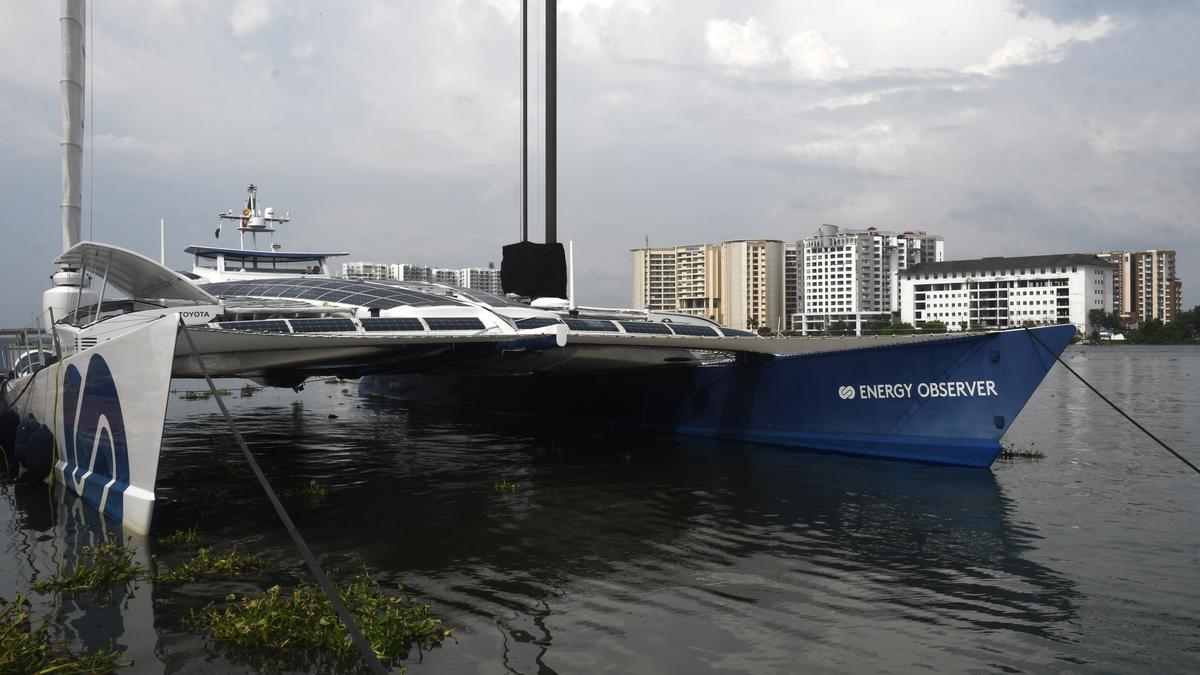 Energy Observer, zero-emission lab vessel, makes India stopover in Kochi