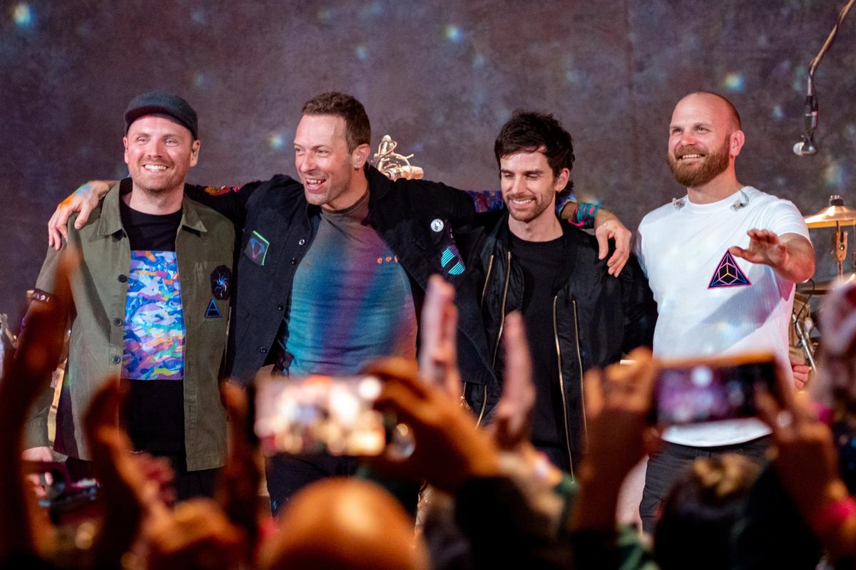 Members of the British Rock Band Coldplay. Photo: Wikimedia Commons