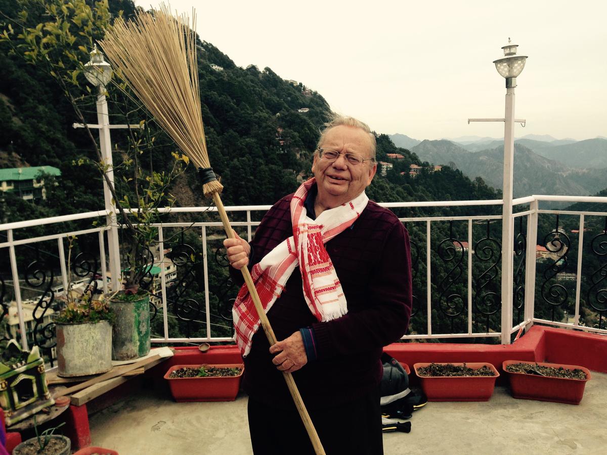 Despite his age, Ruskin Bond manages to still have fun Despite his age, Ruskin Bond manages to still have fun