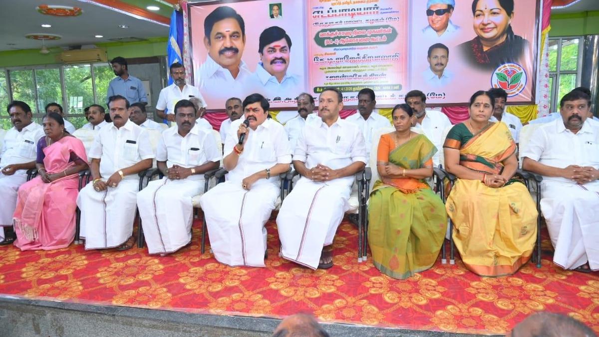 TVK claiming to write ‘new history’ in politics does not have candidates to be fielded in all 234 Assembly seats, says K.T. Rajenthra Bhalaji