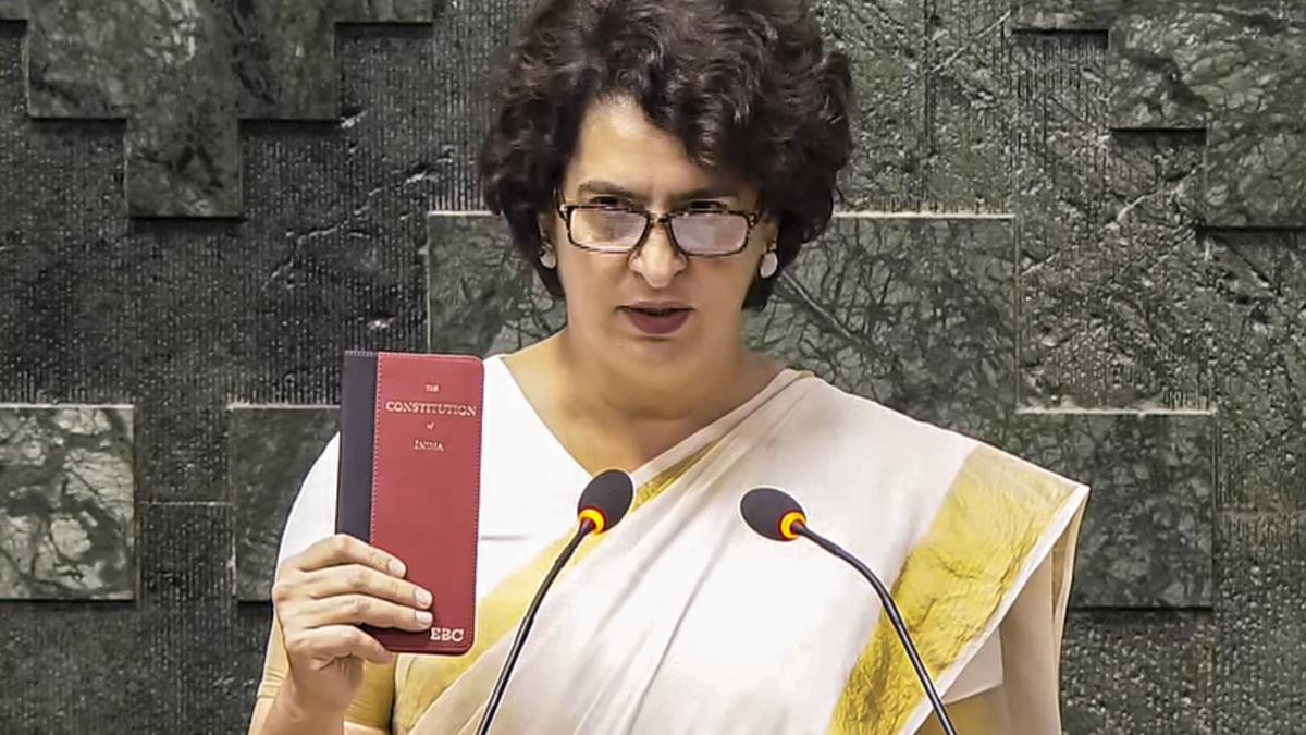 Priyanka Gandhi Vadra takes oath as Lok Sabha MP from Wayanad