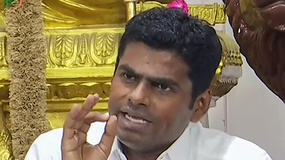 T.N. Minister Senthilbalaji arrest | No political motives, Stalin should check his earlier statements on Minister’s corruption: BJP leader Annamalai