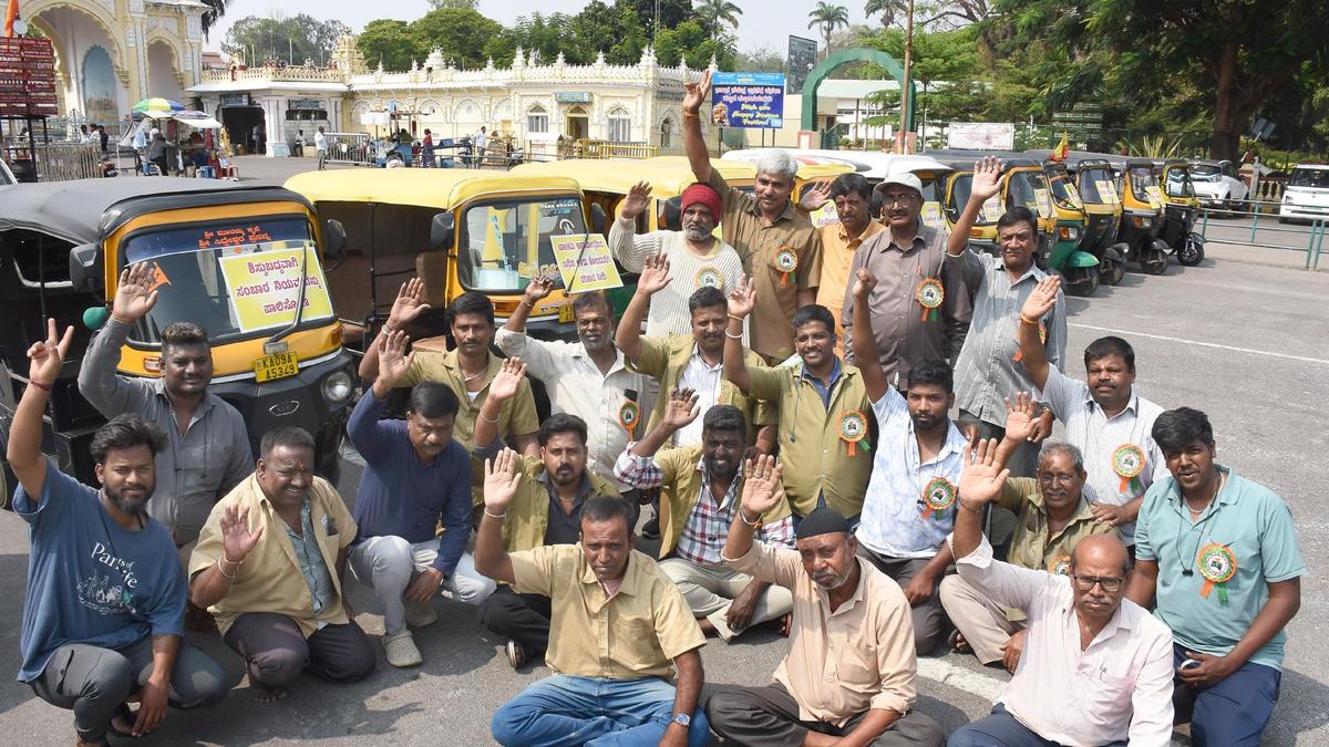 Auto drivers demand housing and other facilities in state budget