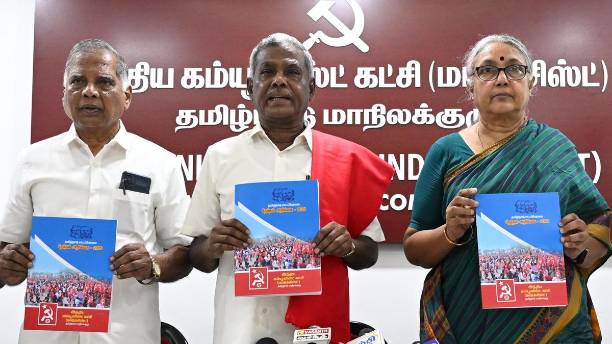 T.N. CPI(M) manifesto pitches electoral overhaul, stronger State rights and pro-labour measures