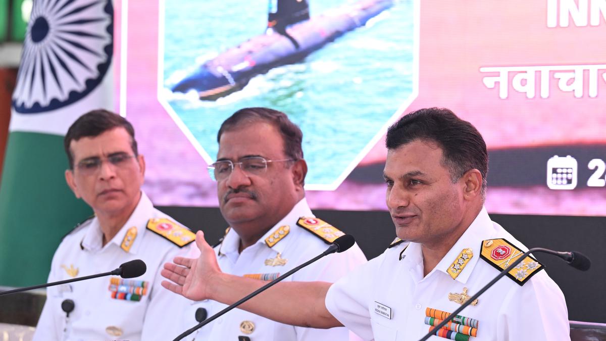 India’s fourth nuclear submarine launched into water