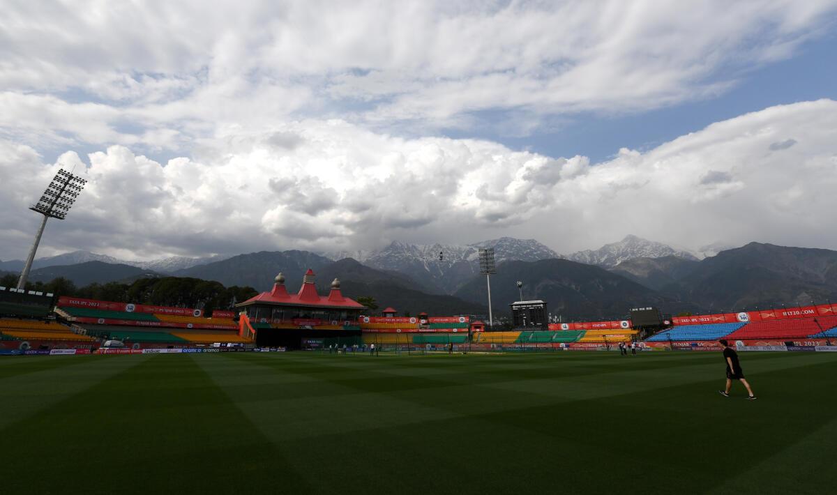 HPCA Cricket Stadium at Dharamshala.