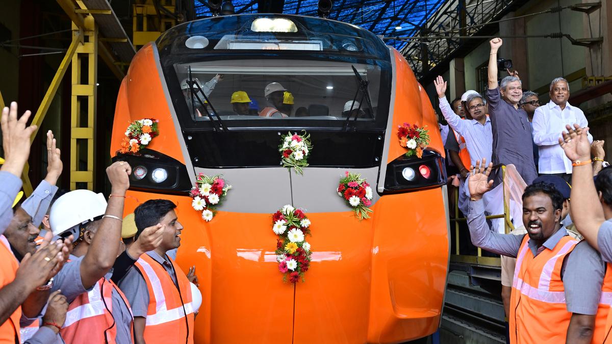 Ashwini Vaishnaw launches India’s first Vande Bharat Sleeper trainset