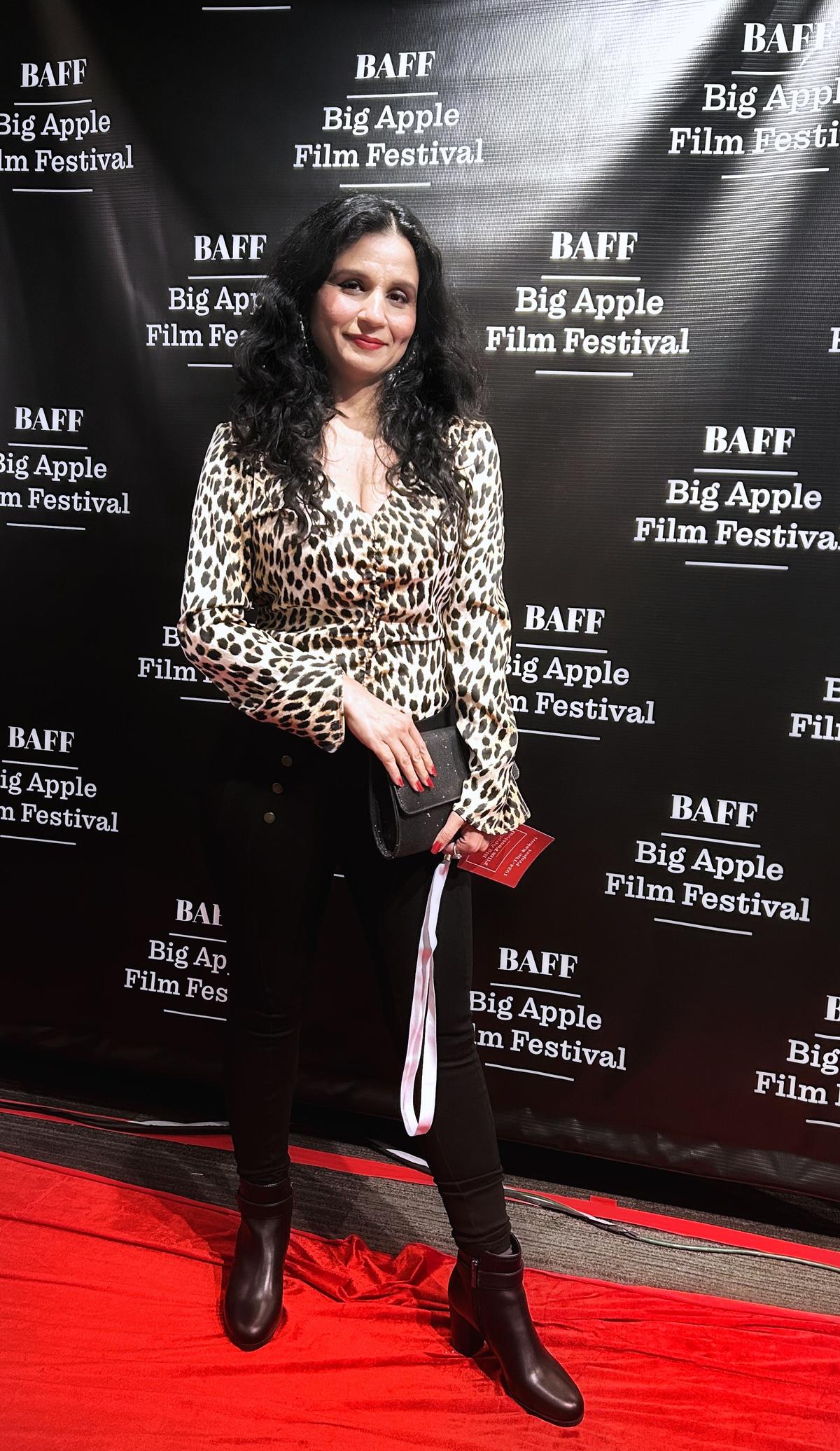 One of the film’s producer, Anshulika Kapoor, in New York at the festival