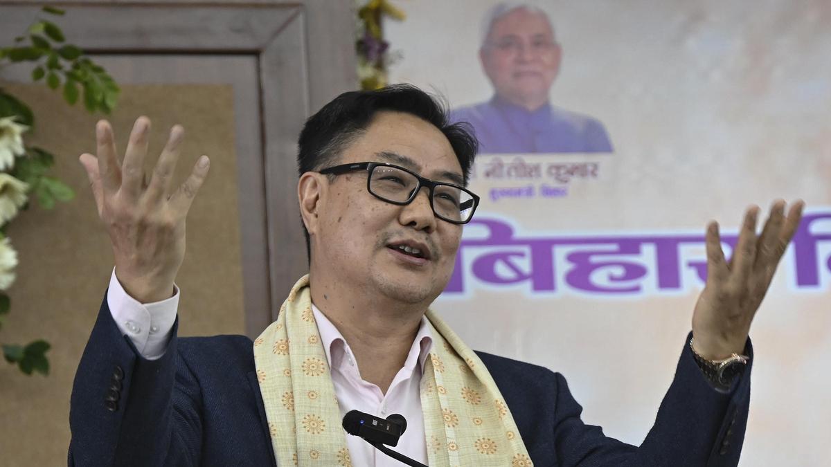 Rahul Gandhi indulging in frivolous rhetoric to stay in headlines: Kiren Rijiju