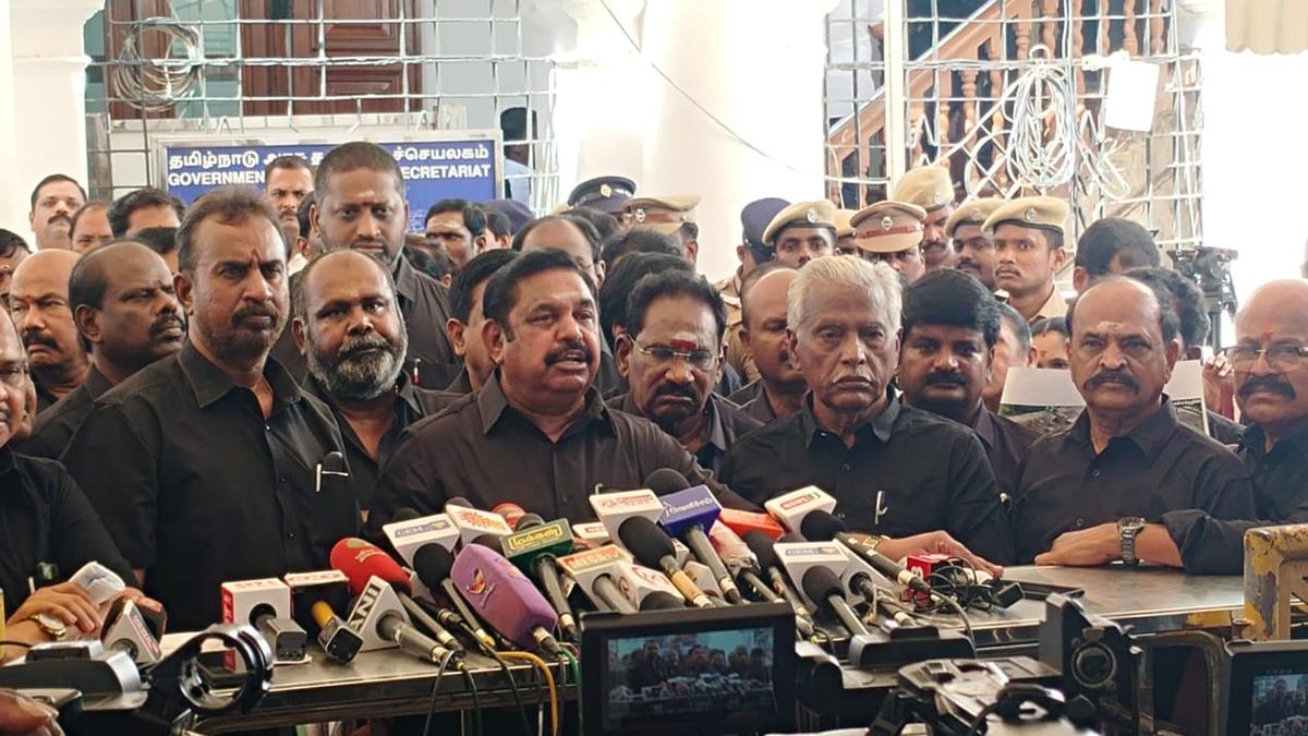 Kallakurichi hooch tragedy: AIADMK demands adjournment of House; stages walkout