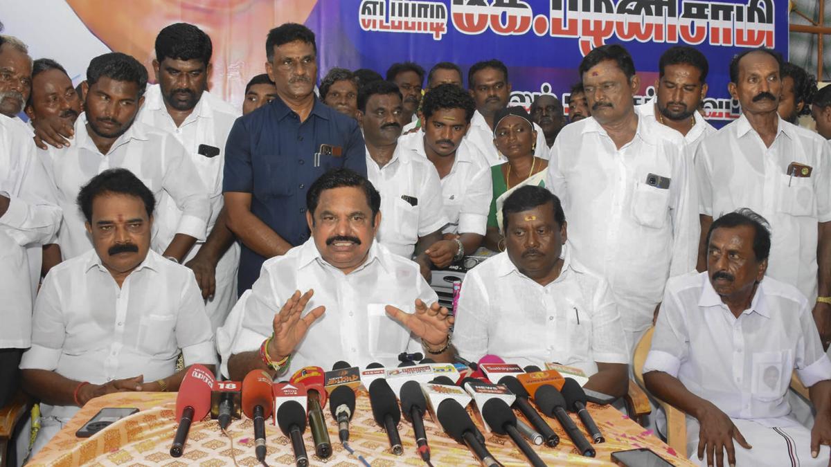 Congress, VCK have sounded a warning bell to DMK, says Edappadi K. Palaniswami 