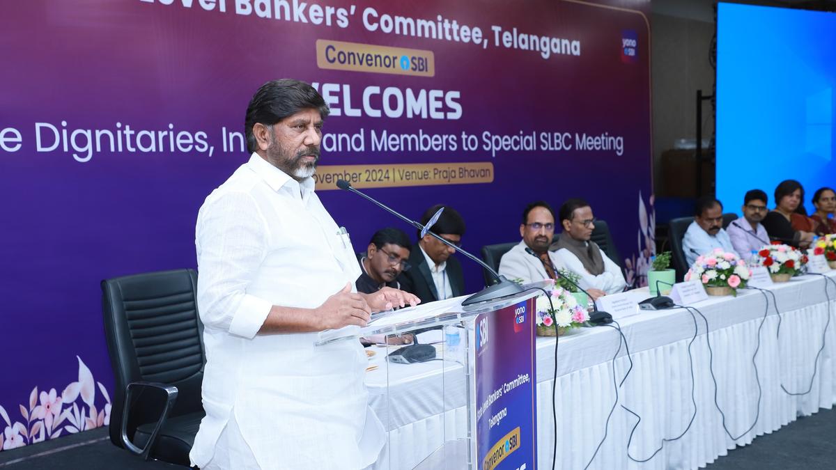 Telangana Deputy CM seeks cooperation of banks to achieve Rajiv Yuva Vikasam targets