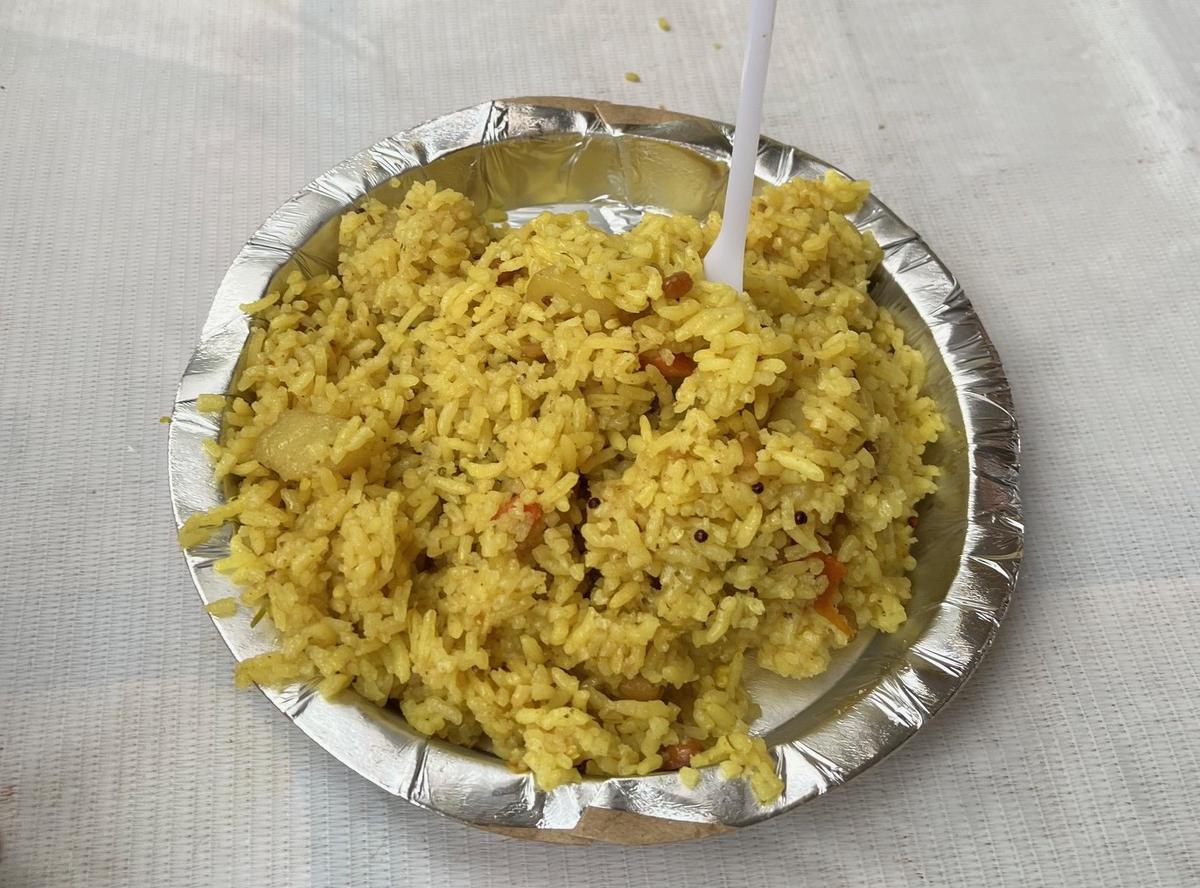 Khichdi at Natural and Satvik food canteen