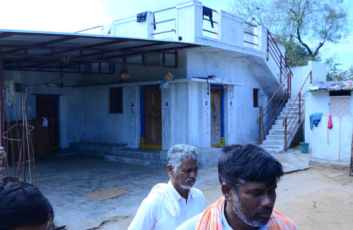 Pathloth Dharma’s house at Bheemla thanda in Venkatapur village.