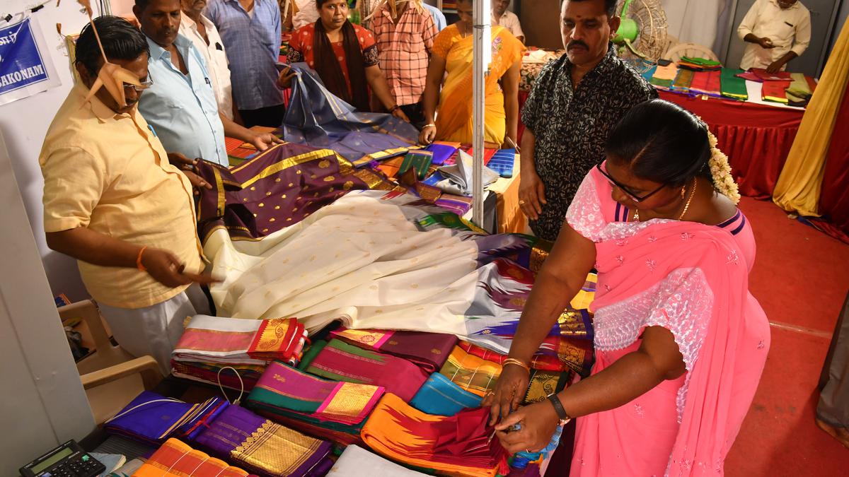 Handloom exhibition draws good crowd