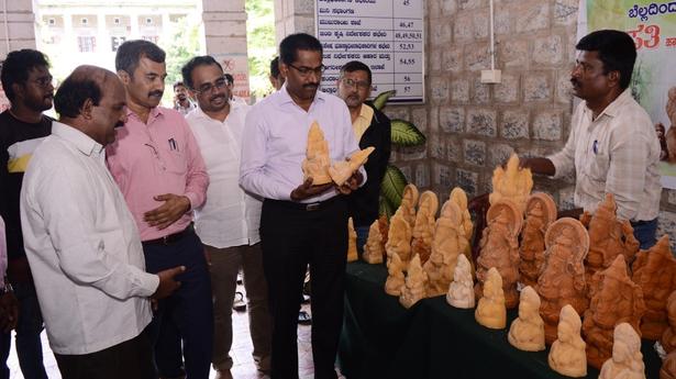Gowri-Ganesha idols made from jaggery