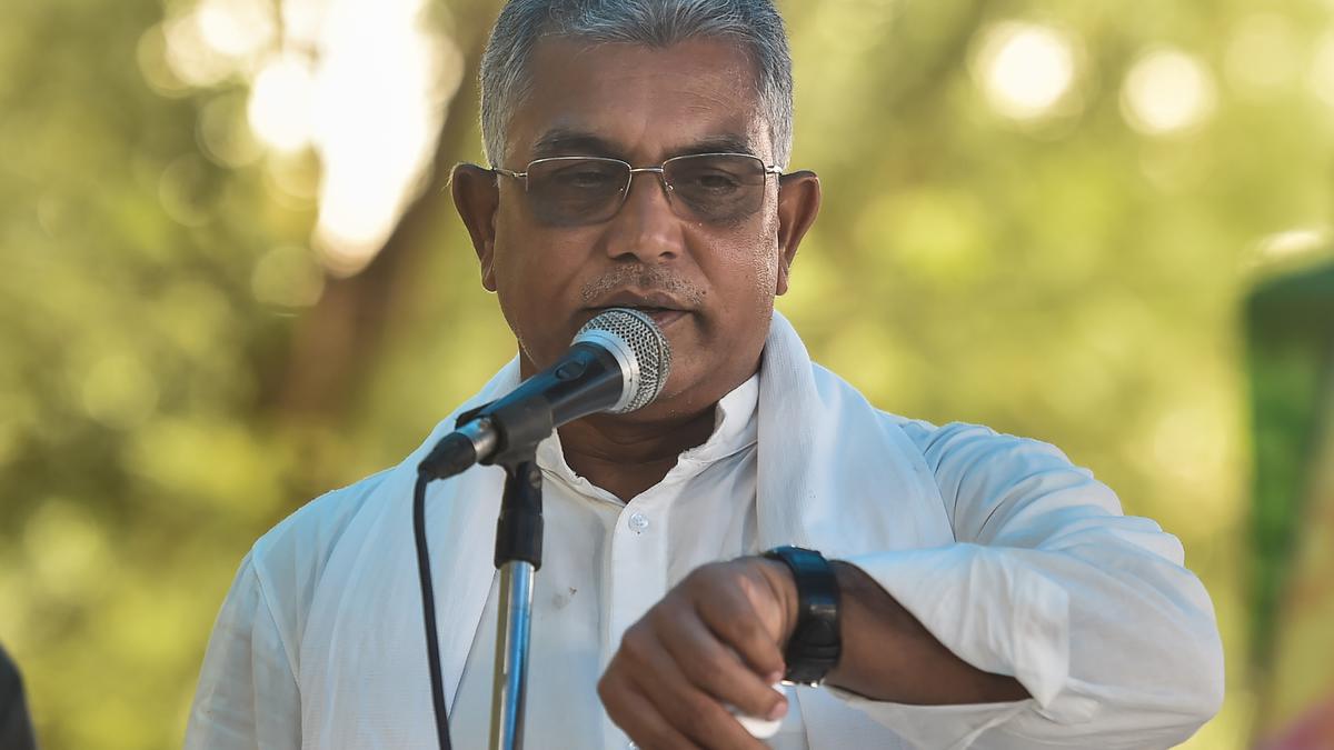 If TMC panchayat members fail to give details of expenses, tie them to trees: Dilip Ghosh