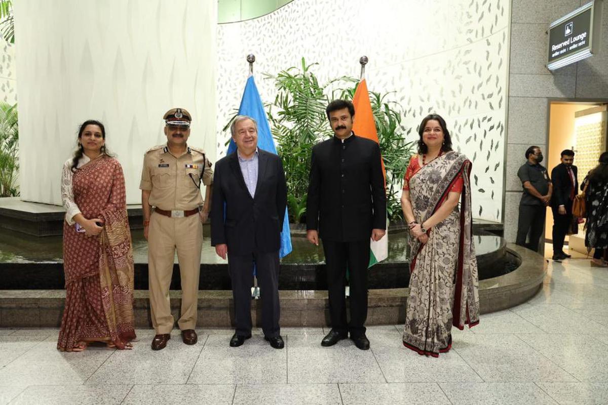 U.N. Secretary-General Guterres pays tributes to 26/11 terror attacks victims in Mumbai