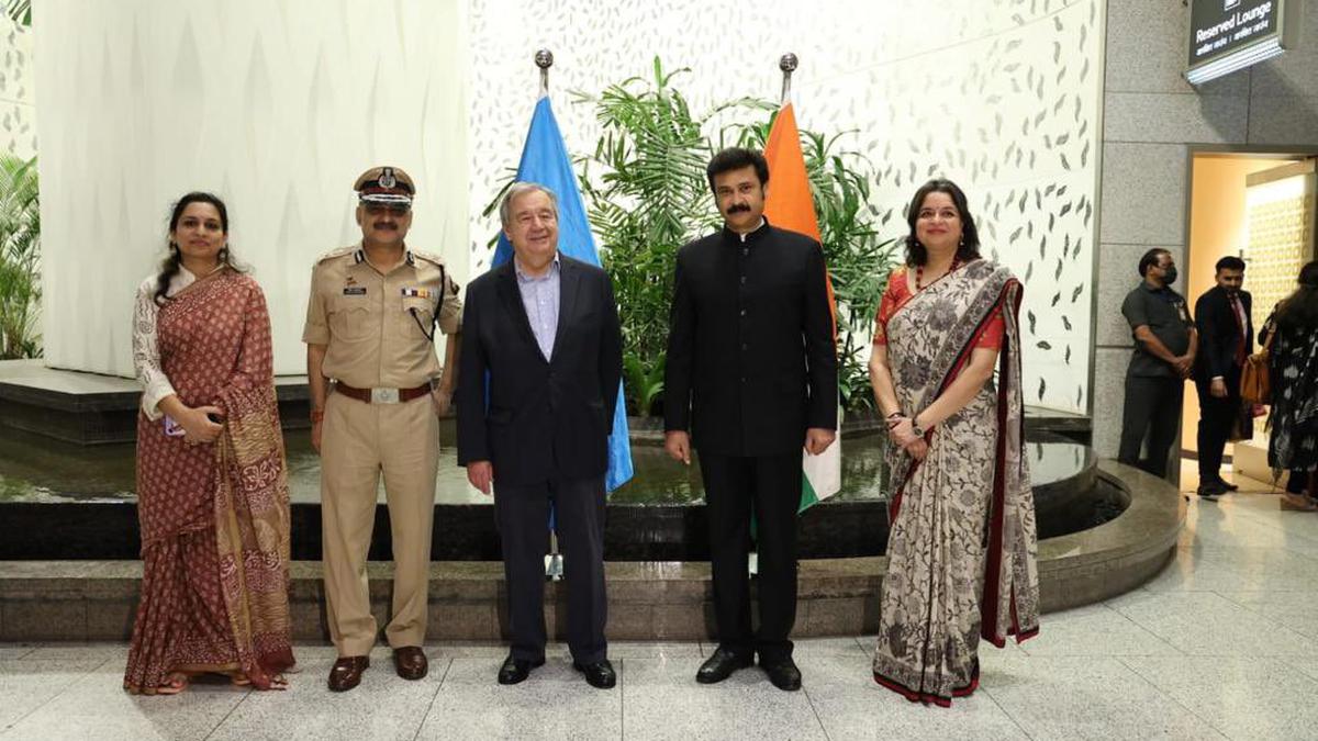 U.N. Secretary-General Guterres pays tributes to 26/11 terror attacks victims in Mumbai