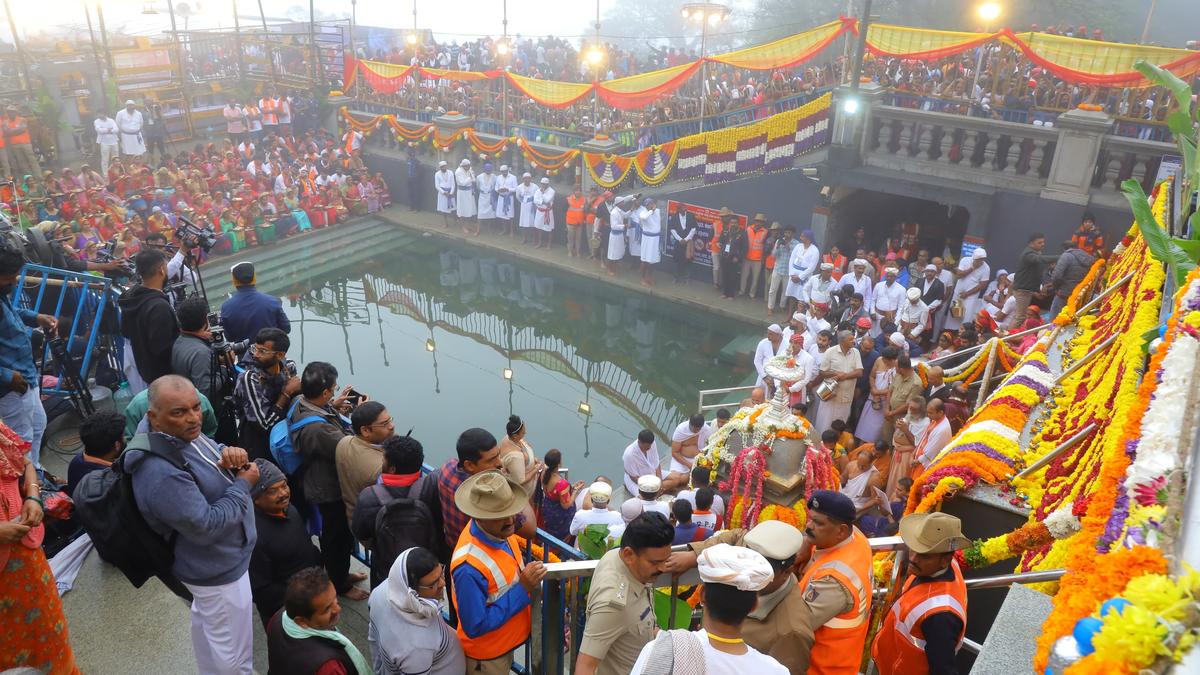 Cauvery Teerthodbhava draws thousands of devotees to Talacauvery in Kodagu