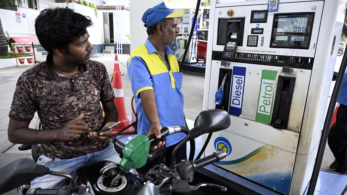 Fuel price hike: Petrol in Bengaluru at ₹108.09, diesel at ₹95.99