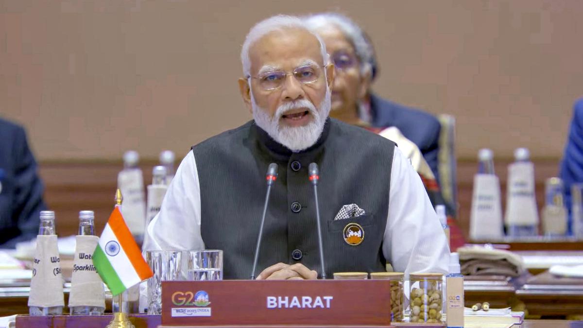 Photo shows ‘Bharat’ written on PM Modi’s name card at G-20 Summit