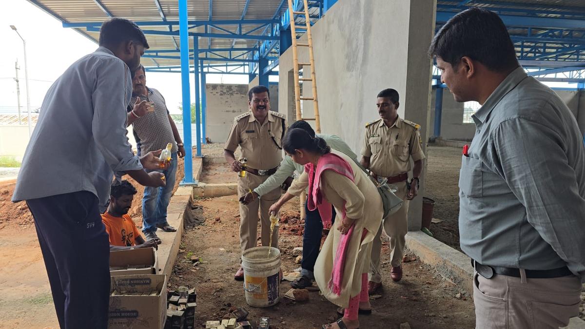 Unsold stock of liquor at KSBCL depots destroyed