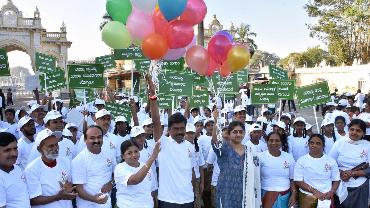 Walkathon to promote millets held