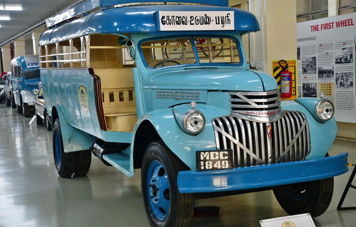 The Indian car section of Gedee Car Museum