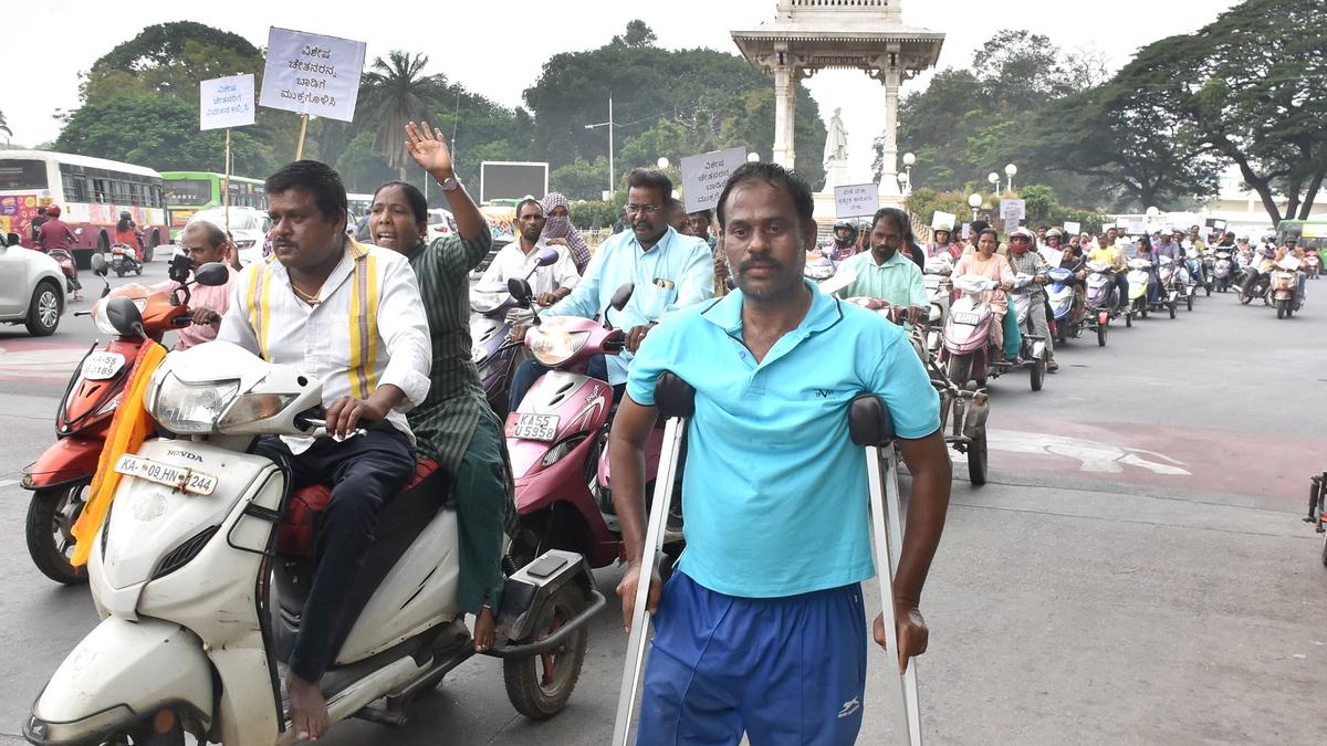 Differently-abled demand sites, houses in Mysuru