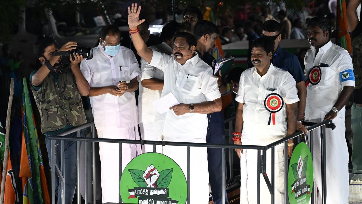 Palaniswami slams DMK government over clearance for hydrocarbon exploration