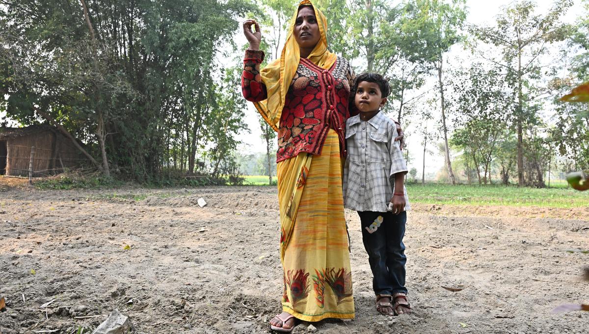 Anushka, 5, survived an alleged wolf attack after her mother attacked the animal with a stick when it sneaked onto the veranda where they were sleeping. 