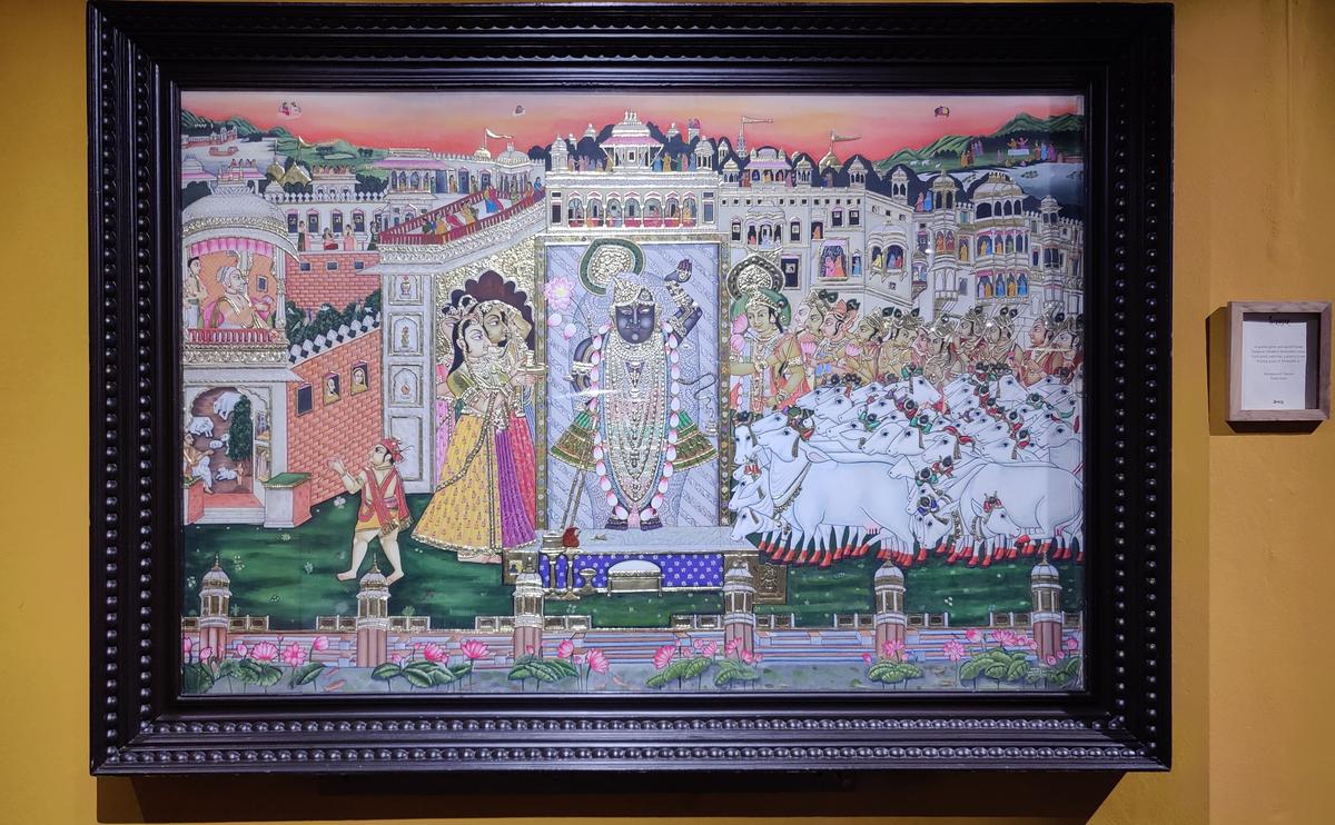 An artwork from Swaroop, the Shreenathji series