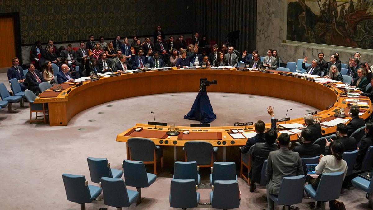 U.N. Security Council adopts neutral U.S. stance on Ukraine war without mentioning Russian aggression