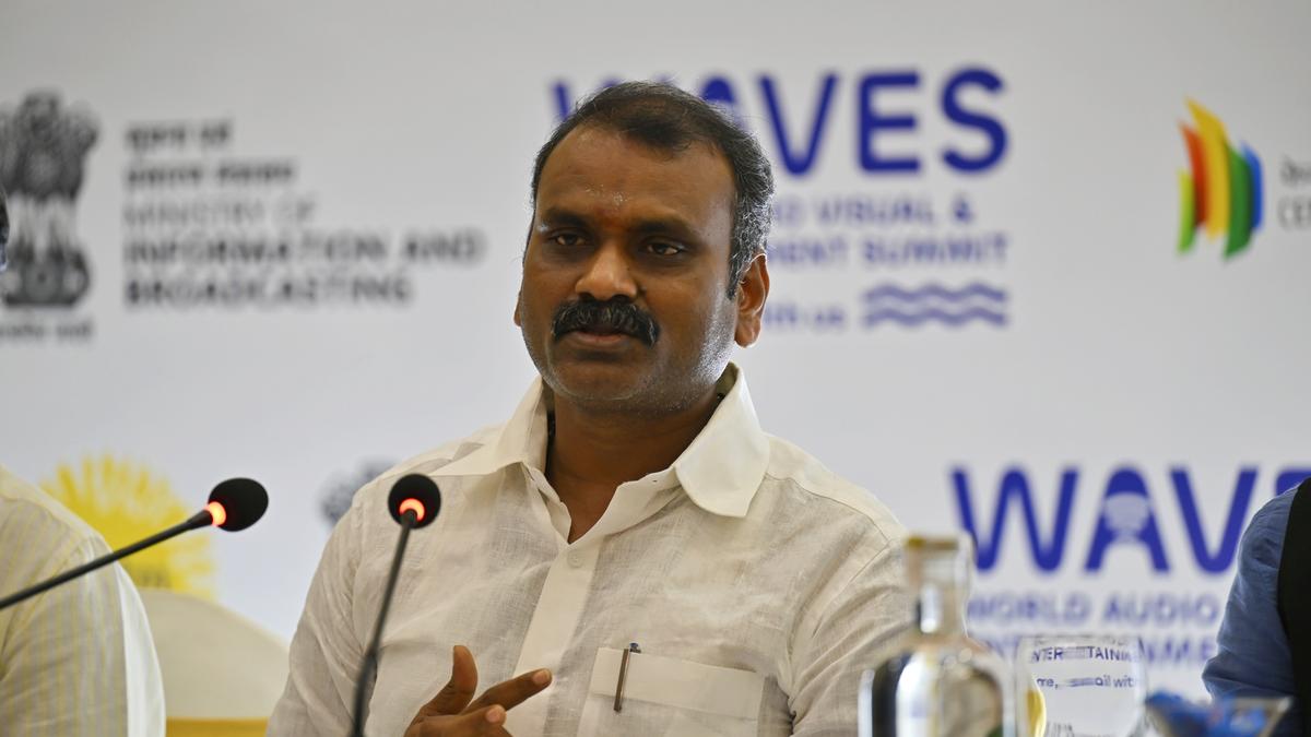 L. Murugan meets with members of the film fraternity in Chennai