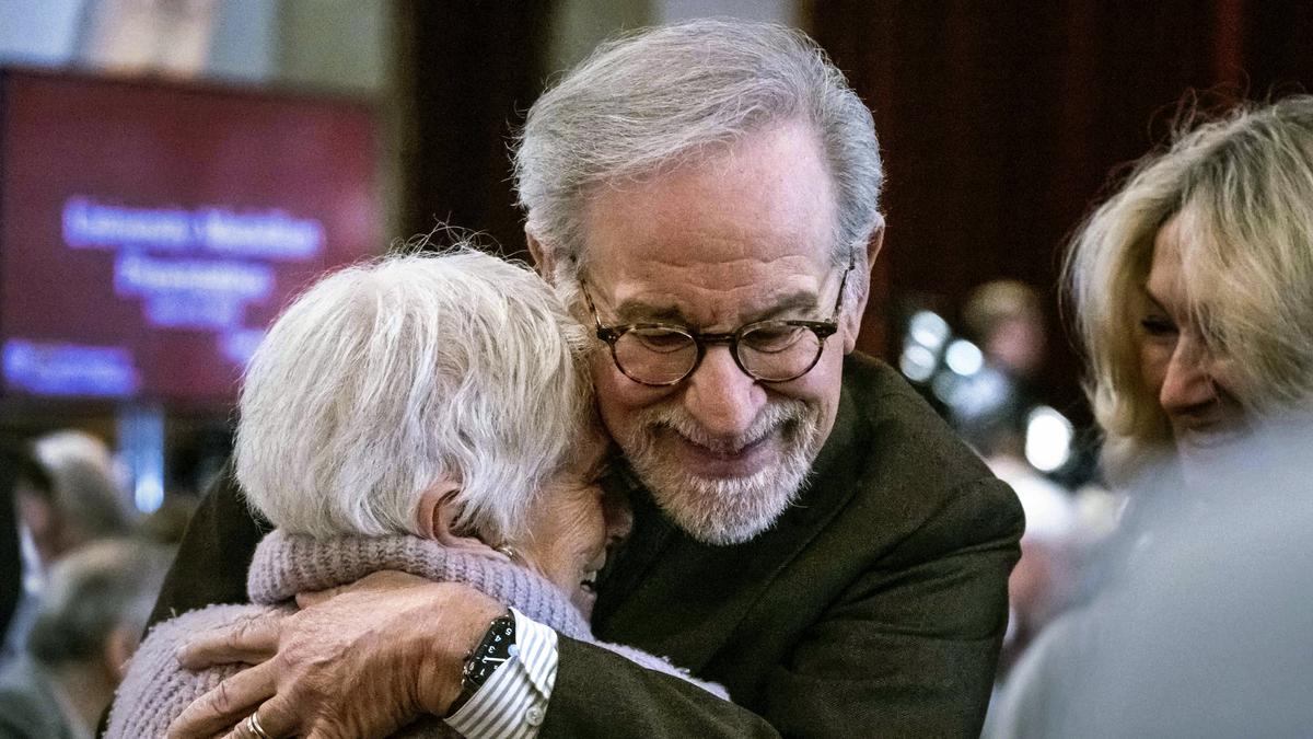 Steven Spielberg receives USC Shoah Foundation honor, raises alarm on growing antisemitism