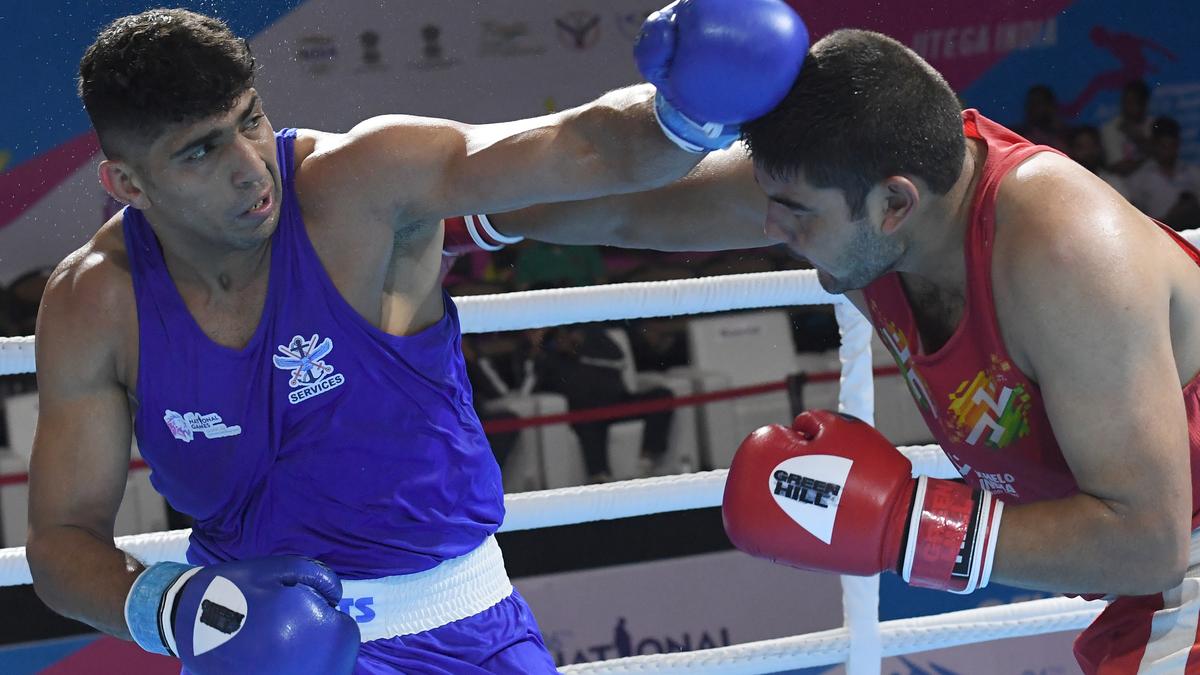National Games Boxer Sanjeet shows his class to outwit the young